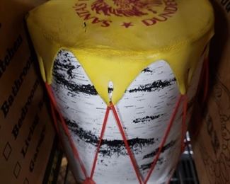 Rare vintage Santa's Village Souvenir drum $50