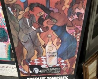 Rare Ann Tanksley Absolut Tanksley art on wood 16"W x 26"H (has some damage on edge) $75  
