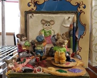 The San Francisco Music Box Co. Animated Mouse figure music box plays "Its a Small world"$25 ea