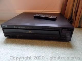 Sony 5 Disc player