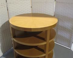 Round Contemporary Accent Table
