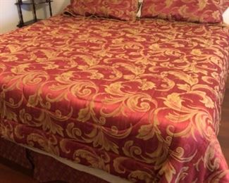 King Bedroom Lot #2 Red King Size Bed including bedding $100.00