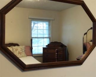 Antique Bedroom Lot #8 Octagon Mirror $10.00
Dimensions
30”L 20”H
