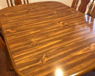 Dining Room Lot #3 Table with 4 chairs and floral arrangement $150.00