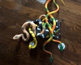 Toy Room Lot #30 Rubber Snakes $5.00