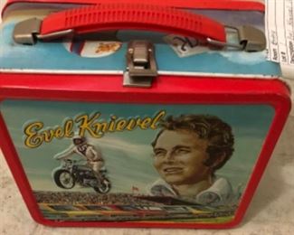 Entry Lot #1 Evel Knievel Lunchbox w/Thermos $75.00