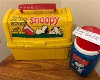 Entry Lot #3 Snoopy Lunchbox w/thermos $10.00