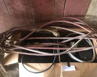 Barn Lot #6
Power Cords, outlets, soldering wire $15.00