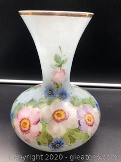 Hand Painted Vintage Vase