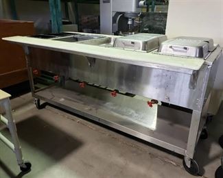 Duke Aerohot 5 bay steam table