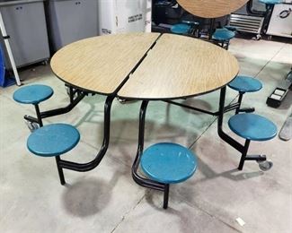 Fold up 8 person dining table