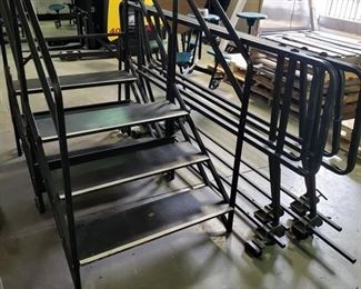 Portable stair setup for stage