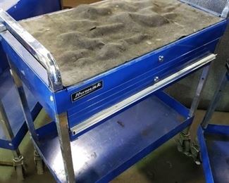 Homak rolling tool box tools picured included