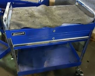 Homak rolling tool box tools picured included