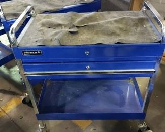 Homak rolling tool box tools picured included