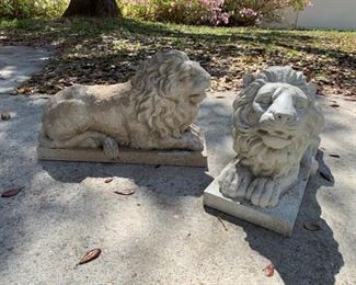Outdoor Lions Laying Down https://ctbids.com/#!/description/share/373641