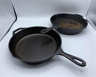 Lodge Cast Iron Skillets (2) https://ctbids.com/#!/description/share/373658