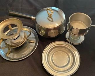 Vintage Fondue Set