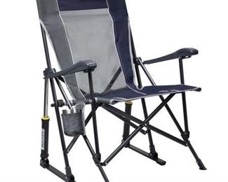 GCI Outdoor RoadTrip Rocker Outdoor Rocking Chair, Midnight