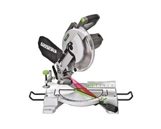 Genesis GMS1015LC 15-Amp 10-Inch Compound Miter Saw, Grey