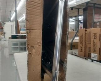 Camabel Clothing Garment Rack Heavy Duty Adjustable Rolling Moveable Commercial Grade Steel Extendable moveable hanging drying Organizer Chrome Storage Metal Shelf on with Wheels for Boxes Shoes