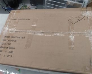 Christopher Knight Home 216424_New Lakeport Outdoor Chaise Lounge Cushion (Set of 2), Beige (Renewed)