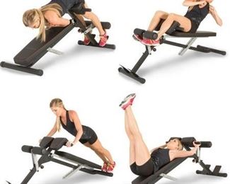Fitness Reality X-Class Light Commercial Multi-Workout Abdominal/Hyper Back Extension Bench