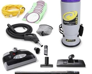 ProTeam NEW Proteam Super Commercial Backpack Vacuum W. Head 6 Qt. Quarter Vac