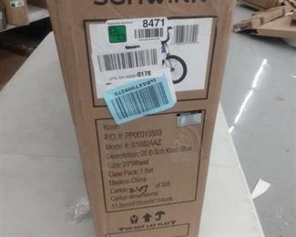 Schwinn Koen Boy's Bike With Smartstart, 20" Wheels, Blue