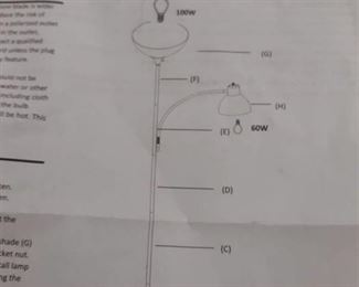 Floor Lamp with Reading Light