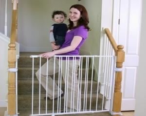 Regalo Extra Tall Top of Stair Gate, White