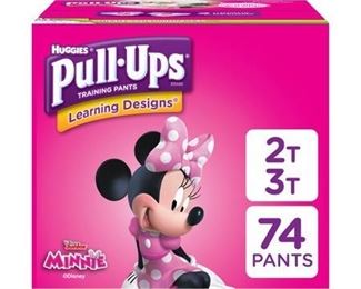 Huggies Pull-Ups Girls Learning Designs Training Pants - Size 2T-3T (74ct)