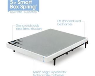 Zinus 5 Inch Low Profile Smart Box Spring, King