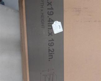 Rockpoint Argus Lift-top Wood Coffee Table, Sandy Oak not inspected outside of box