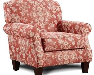 Darby Home Co Gurdon Pink Lace Pattern Armchair
