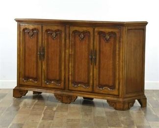 Carved French Provincial Sideboard Buffet 
