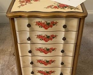 $30.00 ...for both glass stand/table & jewelry box