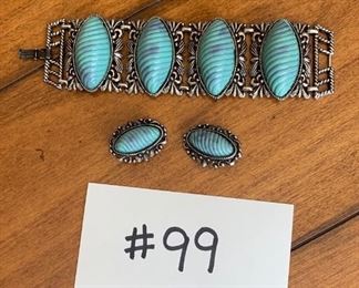 $15.00 Set...Faux Stone / Not Sterling