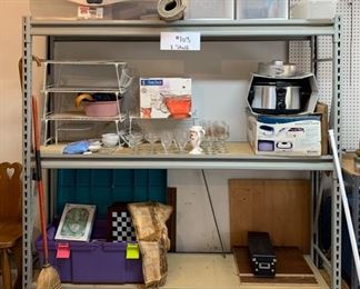 NEWLY ADDED!!  #103...Single Shelving Unit...$100