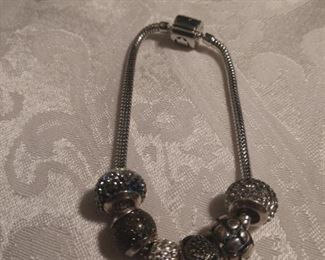 Persona Sterling Bracelet with 6 Beads $65