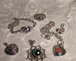 Sterling Petra Azar interchangeable jewelry. Inquire about prices. 