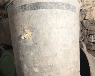 Large vintage pail  $10