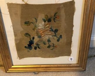 Vintage swatch of embroidery $10