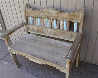 Item #32 - Rustic Bench - 38" wide - Asking Price $50