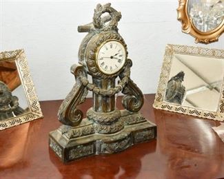 9. Maitland Smith Composition Mantle Clock