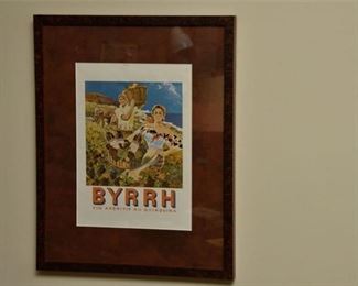 44. Vintage Byrrh Vin Aperitif Au Quinquina Framed Poster