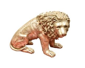 54. Maitland Smith Composition Decorative Lion Figure