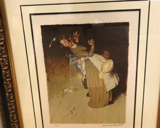 Norman Rockwell - Hand signed - $850