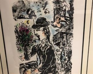 Marc Chagall - Hand signed litho - $9,750