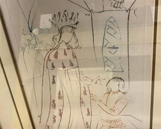 Salvador Dali Etching - $1,750